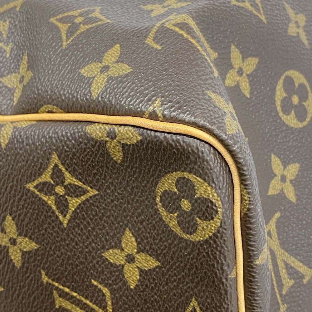 LOUIS VUITTON Authentic Brown Monogram Keepall 45 Boston Bag - Picture 6 of 10